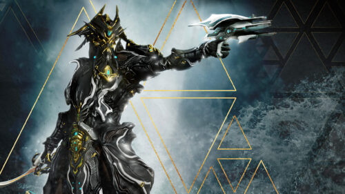 Warframe Limbo Prime Golden Energy Desktop Wallpaper