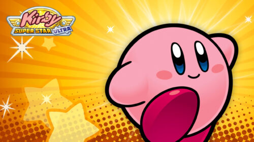 Kirby Super Star Ultra Promotional Art 4K Desktop Wallpaper