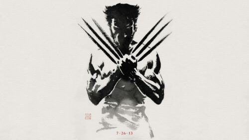 Wolverine Ink Wash Style Art 4K Desktop Wallpaper