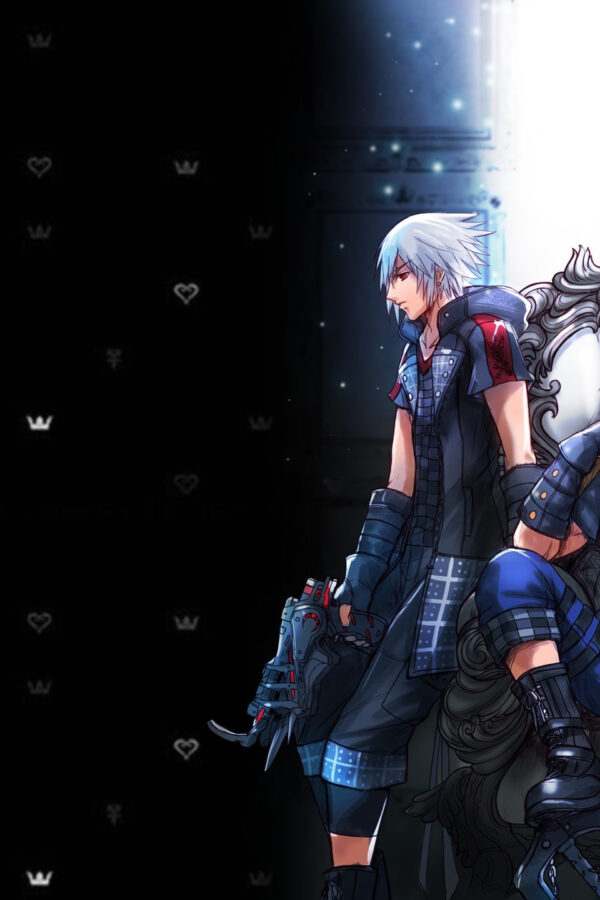 Kingdom Hearts and Noctis Crossover Style Desktop Wallpaper