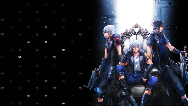 Kingdom Hearts and Noctis Crossover Style Desktop Wallpaper