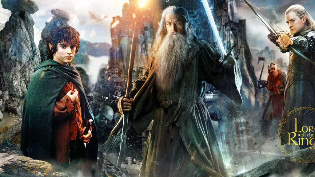 The Lord of the Rings Fellowship Character 4K Wallpaper