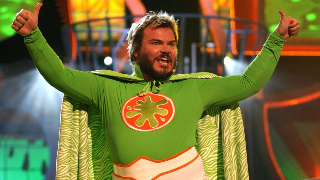 Jack Black in Green Costume Desktop Wallpaper