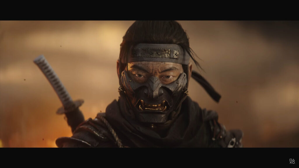 Jin Sakai Ghost of Tsushima Warrior 4K Wallpaper