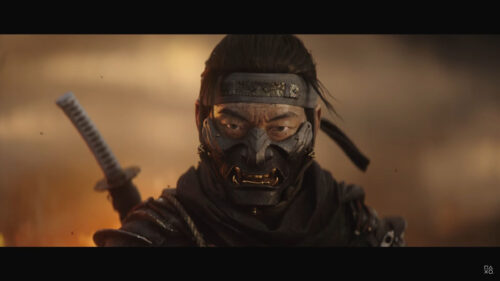 Jin Sakai Ghost of Tsushima Warrior 4K Wallpaper