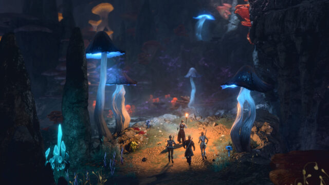 Fantasy Underdark Exploration Fantasy Desktop Wallpaper