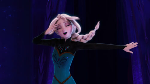 Elsa Singing in Frozen 2 Desktop Wallpaper