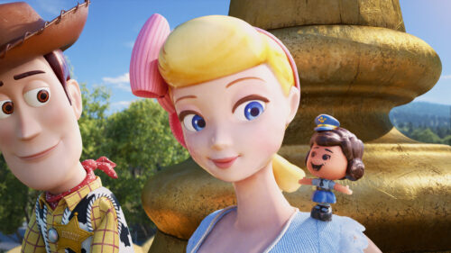 Toy Story 4 Characters Woody and Bo Peep 4K Desktop Wallpaper