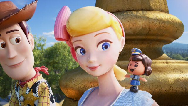 Toy Story 4 Characters Woody and Bo Peep 4K Desktop Wallpaper