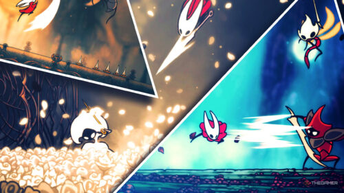 Hollow Knight Silksong Gameplay Montage Desktop Wallpaper