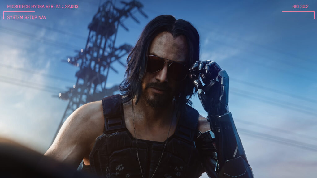Johnny Silverhand Cyberpunk 2077 HD PC Wallpaper