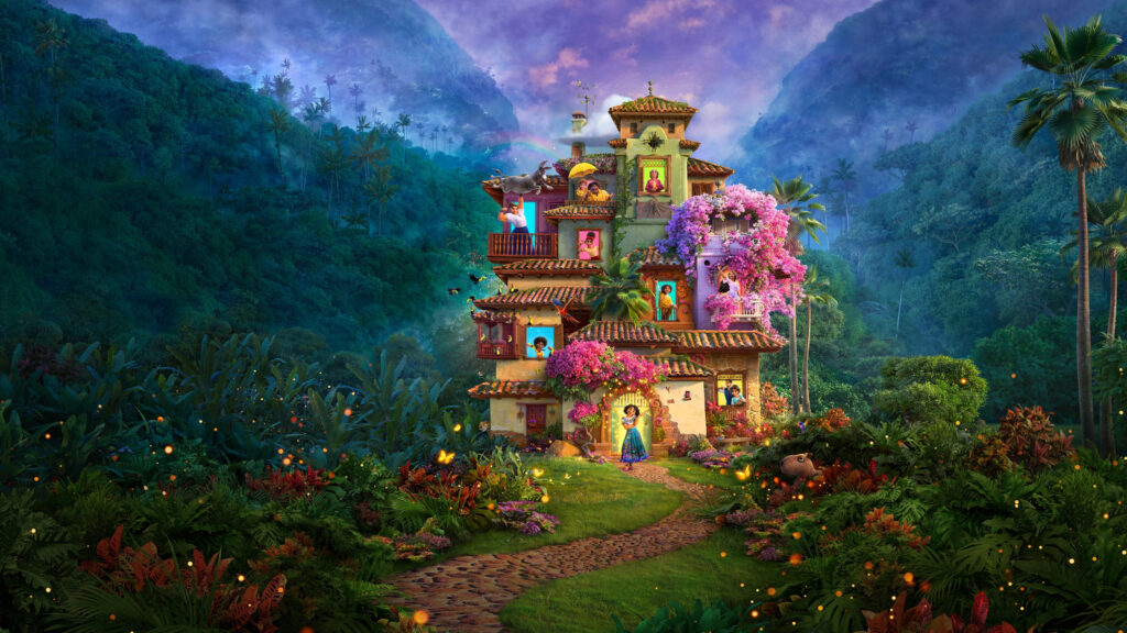 Encanto Magical House Fantasy Landscape 4K Desktop Wallpaper