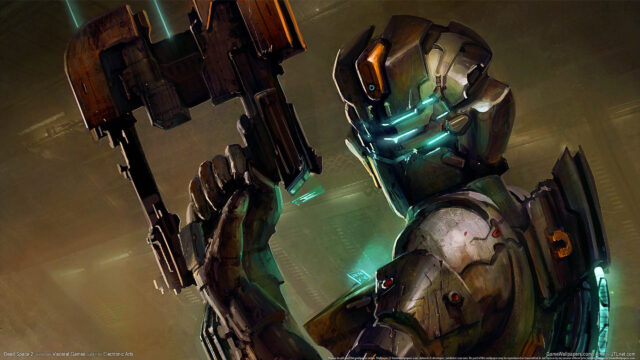 Isaac Clarke with Plasma Cutter Dead Space 2 Desktop Wallpaper