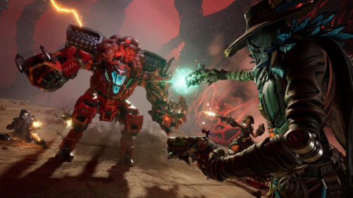 Action-Packed Borderlands 3 Combat Scene 4K Desktop Wallpaper