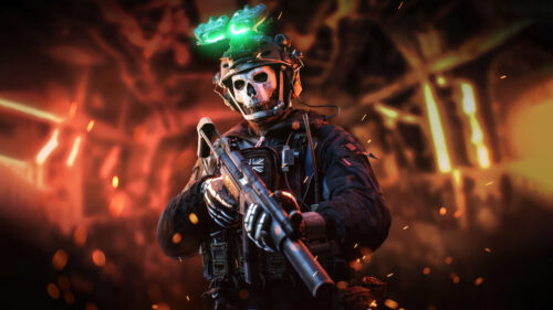 Ghost from Modern Warfare Soldier Tactical PC Wallpaper