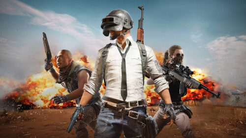 PUBG Battle Royale Characters Action Desktop Wallpaper