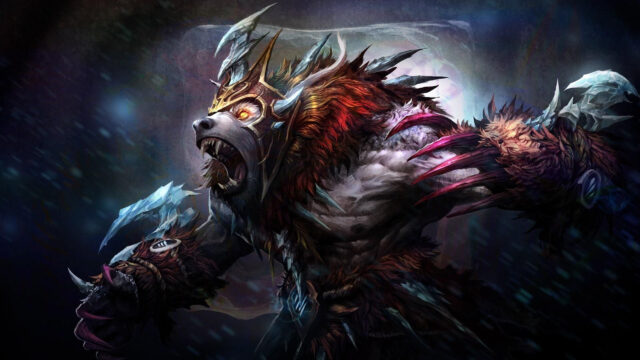 Ursa Warrior Dota 2 Ferocious Combat Beast Desktop Wallpaper