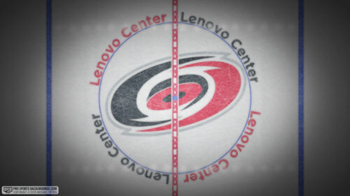 Carolina Hurricanes Lenovo Center Ice Rink 4K Wallpaper
