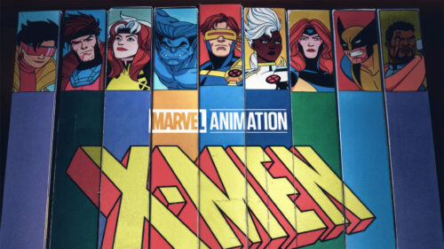 X-Men Animated Series Character Spine Art 4K Wallpaper