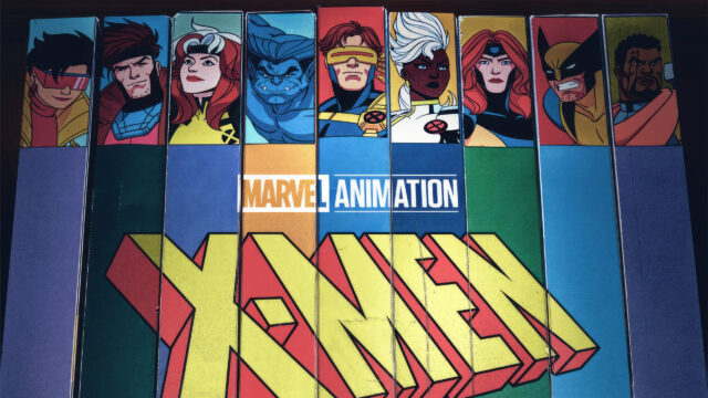 X-Men Animated Series Character Spine Art 4K Wallpaper