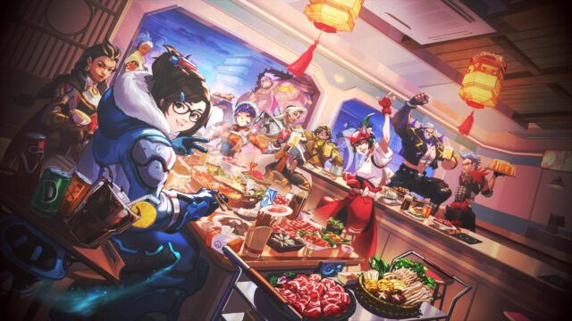 Overwatch Heroes Hot Pot Party 4K Desktop Wallpaper