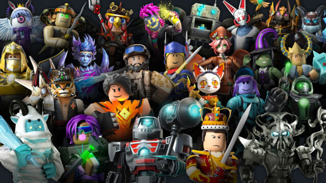 Roblox Character Assortment High-Quality PC Wallpaper