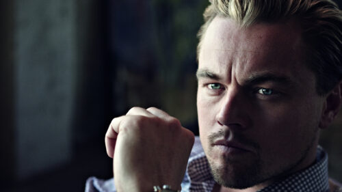 Leonardo DiCaprio Serious Expression 4K Desktop Wallpaper