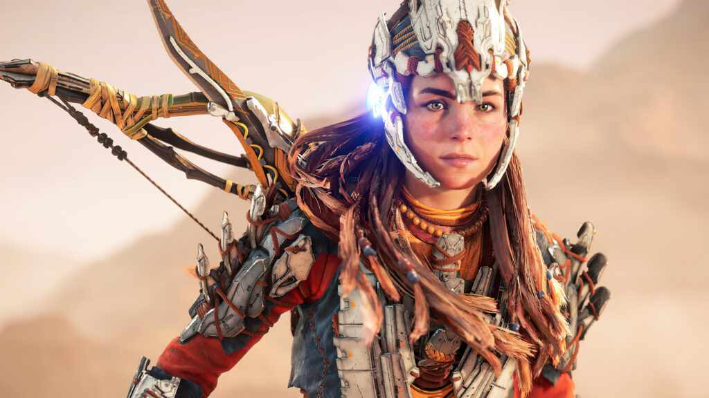 Aloy Close Up from Horizon Forbidden West 4K Wallpaper