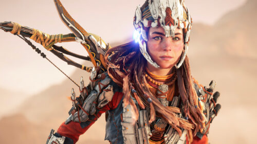 Aloy Close Up from Horizon Forbidden West 4K Wallpaper