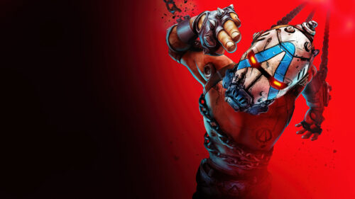 Borderlands Psycho Mask Character 4K Desktop Wallpaper