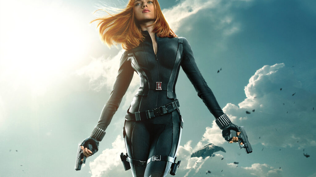Black Widow Scarlett Johansson Action Movie 4K Wallpaper