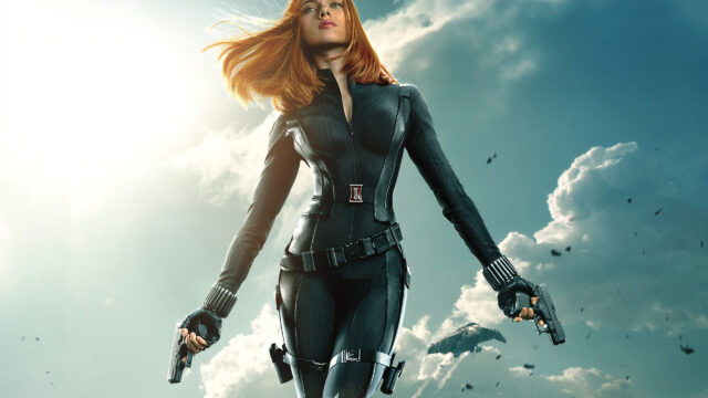 Black Widow Scarlett Johansson Action Movie 4K Wallpaper