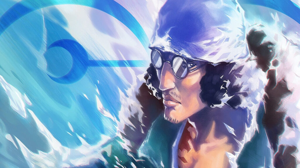 Aokiji Kuzan One Piece Aesthetic Desktop Wallpaper