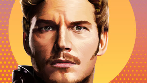Chris Pratt Portrait Digital Art Style Desktop Wallpaper