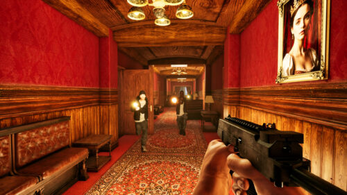 First Person Shooter Action Scene Desktop Wallpaper