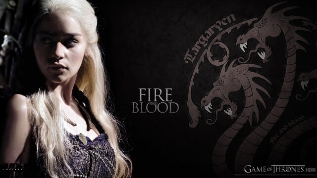 Daenerys Targaryen Game of Thrones Theme Desktop Wallpaper