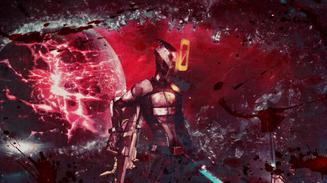 Futuristic Sci-Fi Warrior Digital Art Desktop Wallpaper
