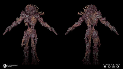 Terrifying Mutant Creature Horror Game 4K Wallpaper