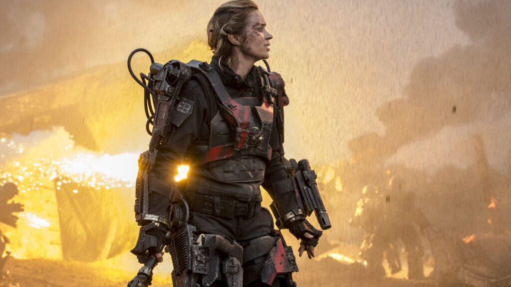 Edge of Tomorrow Emily Blunt Combat Armor 4K Wallpaper