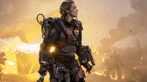 Edge of Tomorrow Emily Blunt Combat Armor 4K Wallpaper
