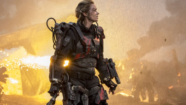 Edge of Tomorrow Emily Blunt Combat Armor 4K Wallpaper