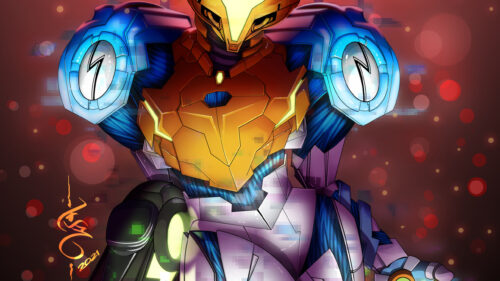 Futuristic Armored Heroine Concept Art 4K Wallpaper