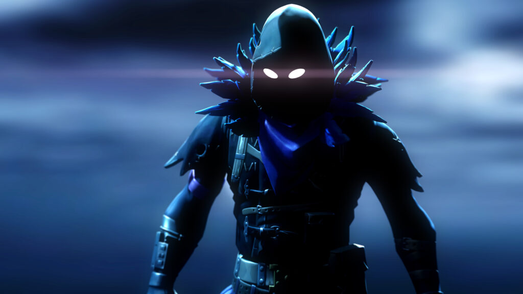 Mysterious Shadow Raven Figure 4K PC Wallpaper