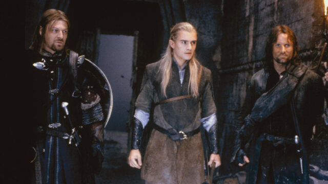 Boromir, Legolas, and Aragorn Lord of the Rings Desktop Wallpaper