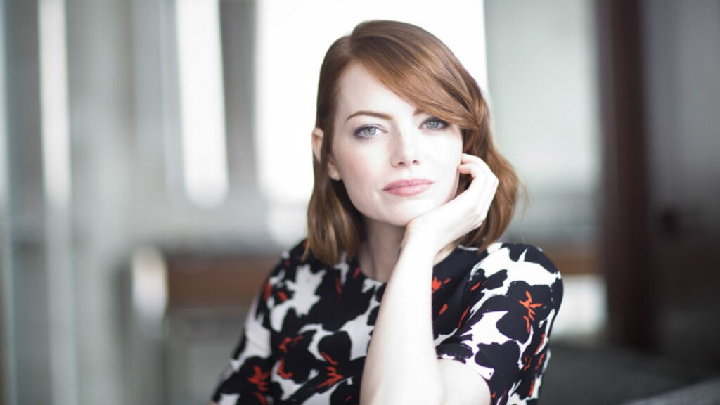 Emma Stone Portrait High Quality Desktop Wallpaper