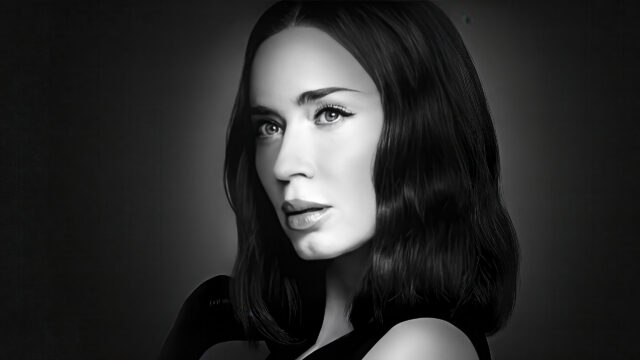 Emily Blunt Portrait High Resolution Desktop Wallpaper