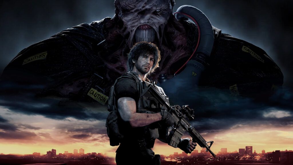 Carlos Oliveira Confronts Nemesis Resident Evil 3 PC Wallpaper