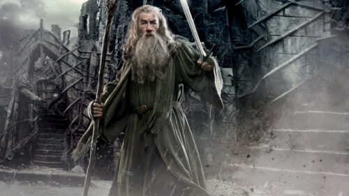 Gandalf the Grey in Dol Guldur 4K Desktop Wallpaper