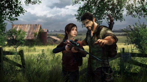 The Last of Us Joel and Ellie Farmhouse Scene 4K Wallpaper