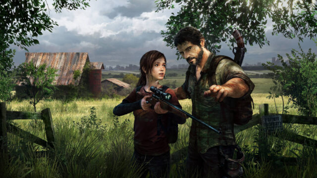 The Last of Us Joel and Ellie Farmhouse Scene 4K Wallpaper